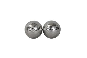 2er silber Schwimmkugeln klein