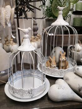 Preview: Käfig mit Teller groß