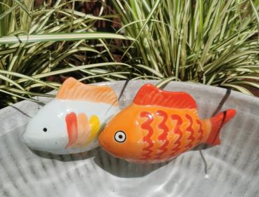 Schwimmfisch orange/rot