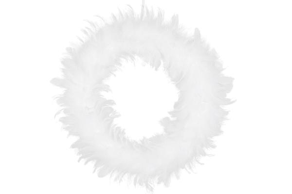 Federkranz weiß