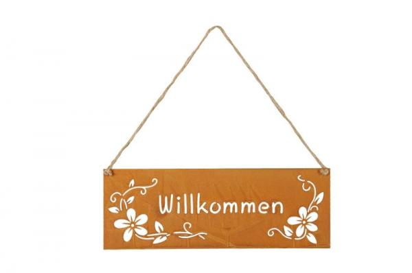 Willkommensschild