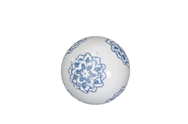 Schwimmkugel weiß/blau