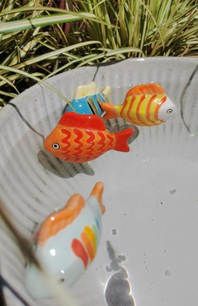 4er Set Mini Schwimmfische